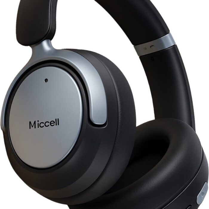 Miccell - Over Ear Koptelefoon - Zwart/Grijs