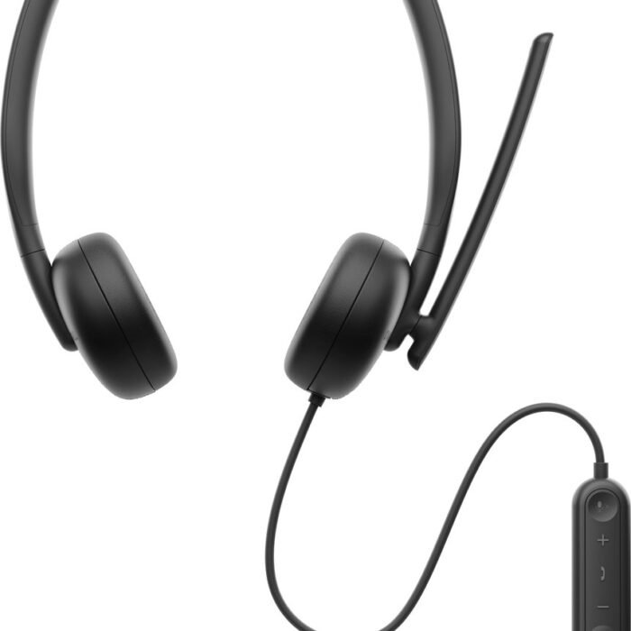 Dell - WH3024 Bedrade Headset - Zwart
