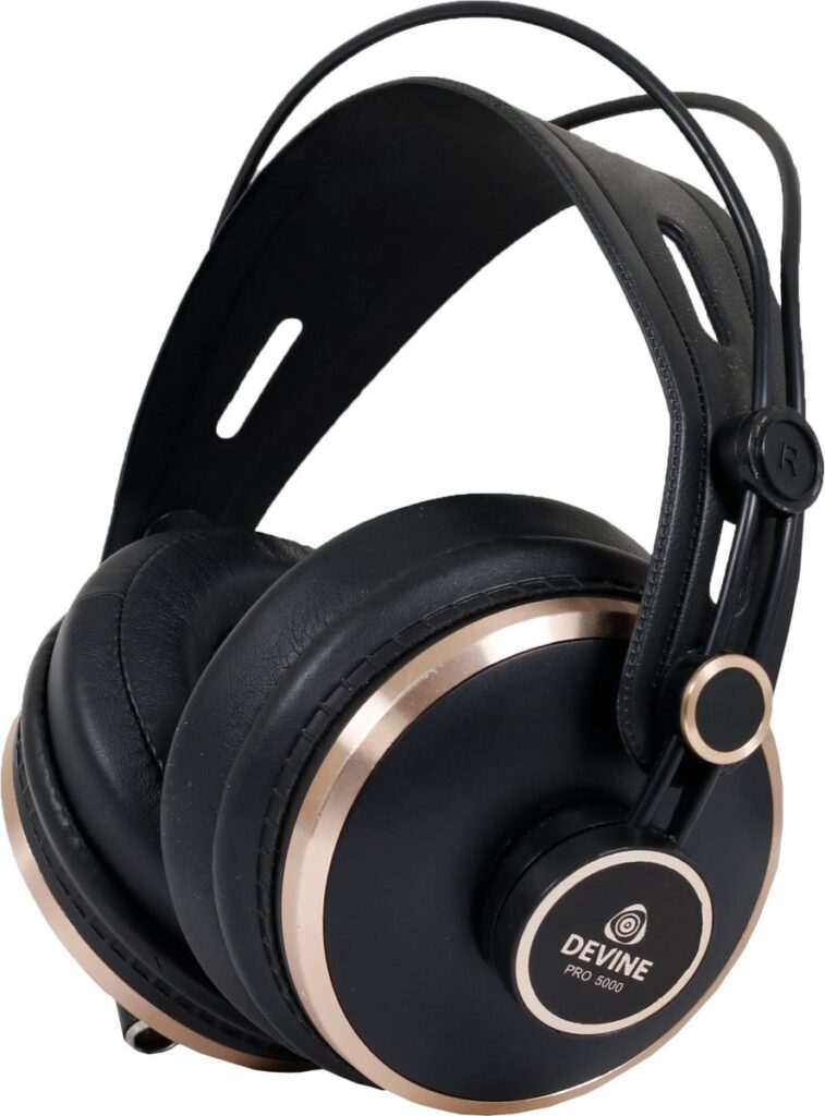 Devine - PRO 5000 Studio hoofdtelefoon - Zwart