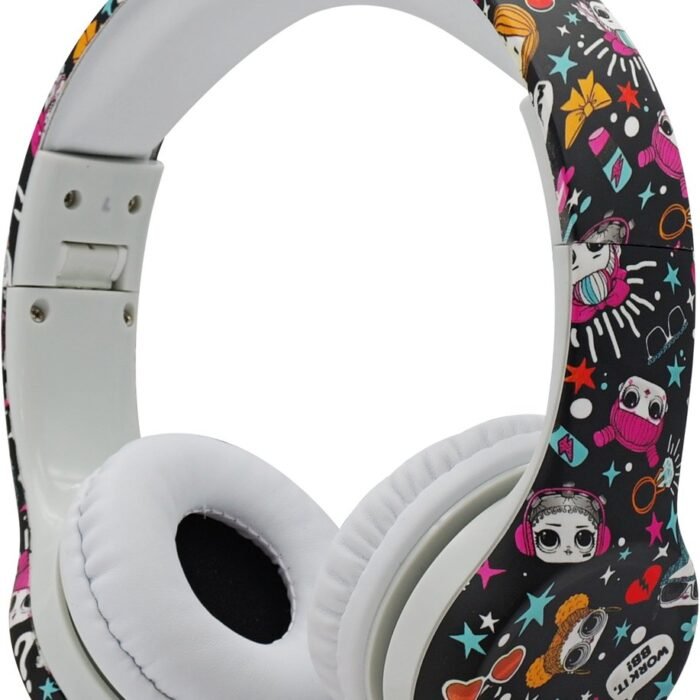 Husonic - Koptelefoon kinderen met kabel - Zwart Girls