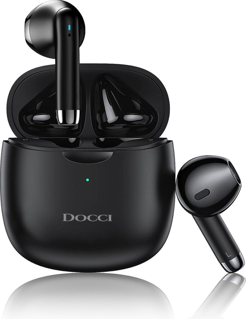 Docci - Draadloze Oordopjes - Zwart