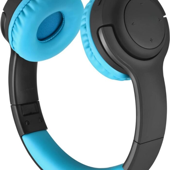 Vellaro - Draadloze Kinderkoptelefoon - Zwart-Blauw