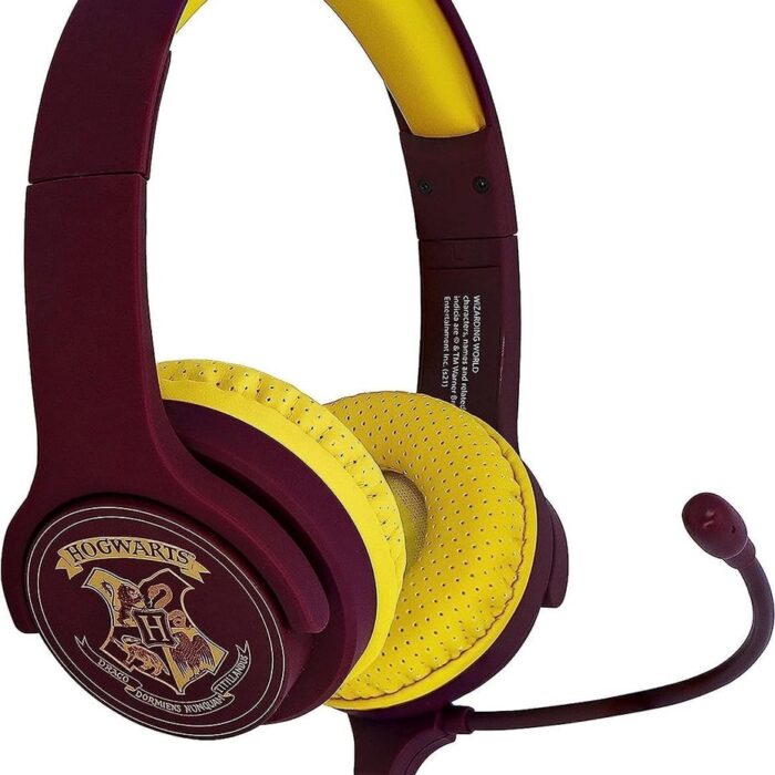 Merkloos - Kinderkoptelefoon met microfoon - Rood