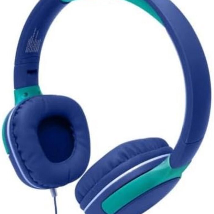 Merkloos - Kinderkoptelefoon met Draad - Lichtblauw