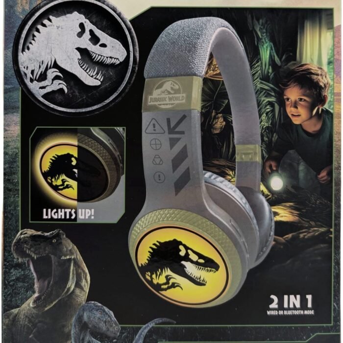 Lazerbuilt - Draadloze Kids Koptelefoon - Jurassic World