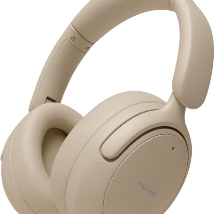 Miccell - Over Ear Koptelefoon met ANC - Beige