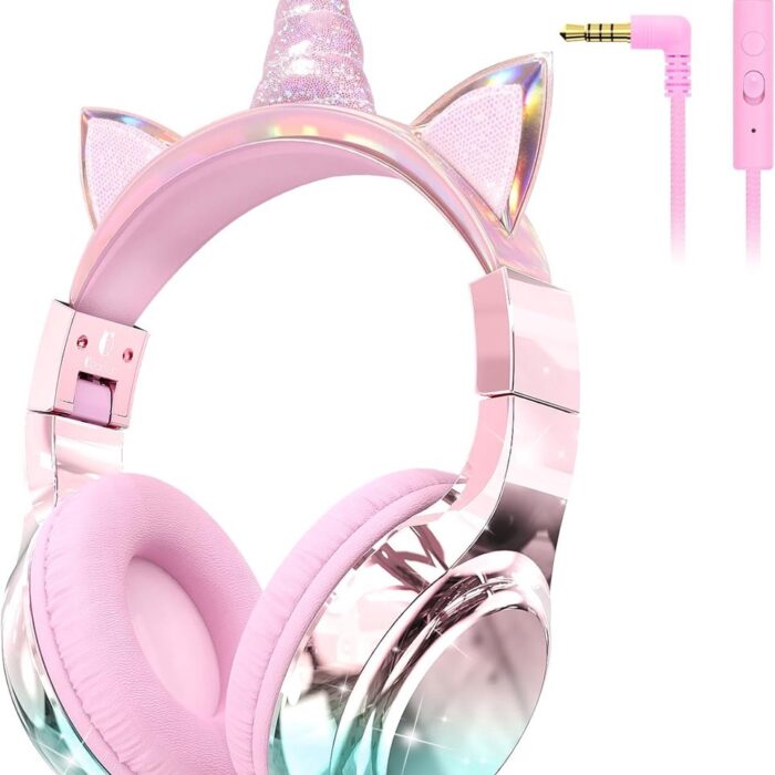 Merkloos - Kinderkoptelefoon - Roze