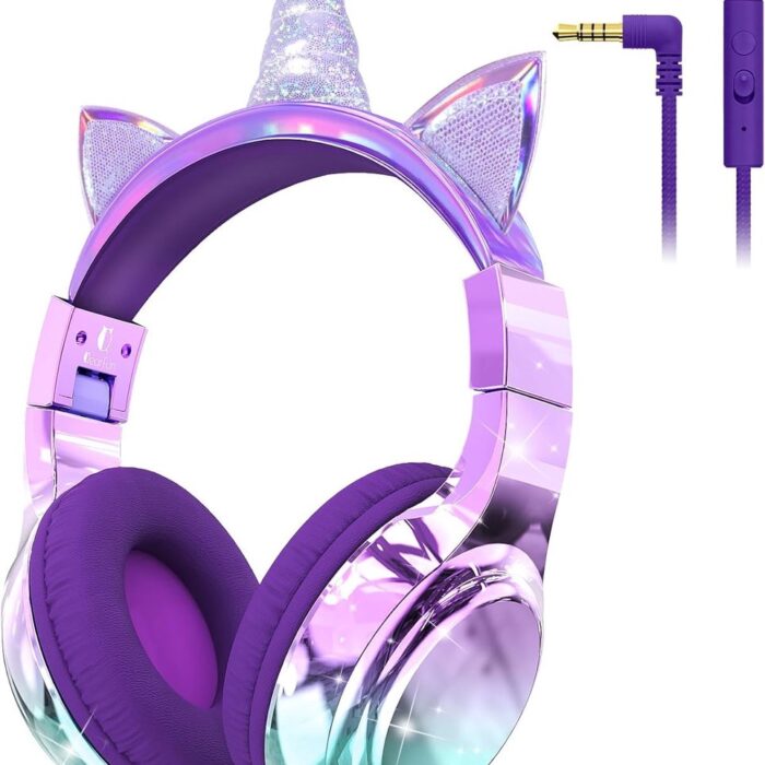 Merkloos - Kinderkoptelefoon - Paars