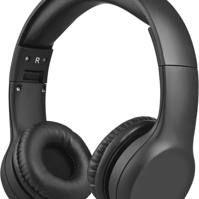 Merkloos - Kinderkoptelefoon - Zwart