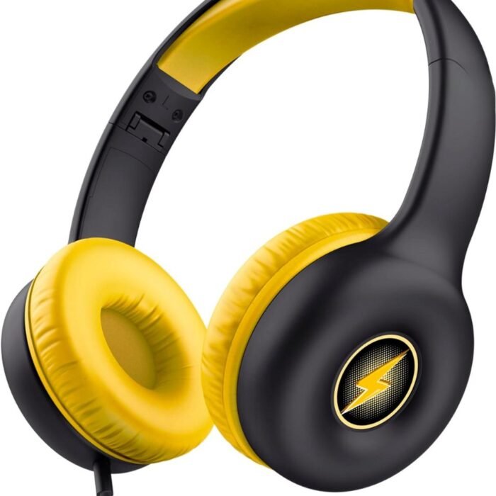 Vellaro - Kinderkoptelefoon - Zwart-Geel