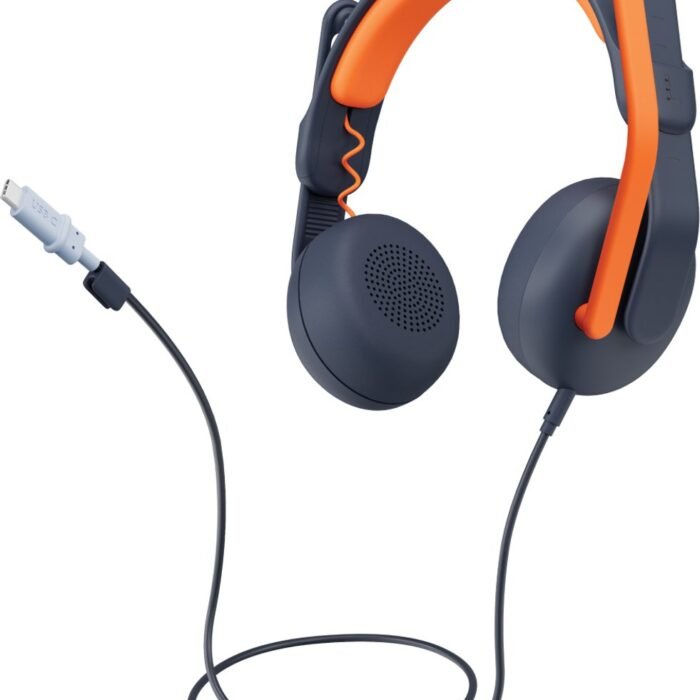 Logitech - Zone Learn On Ear Headset - Blauw / Oranje