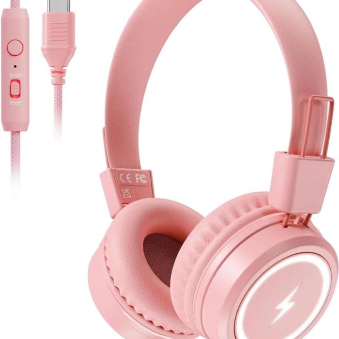 Merkloos - Kinderkoptelefoon - Roze