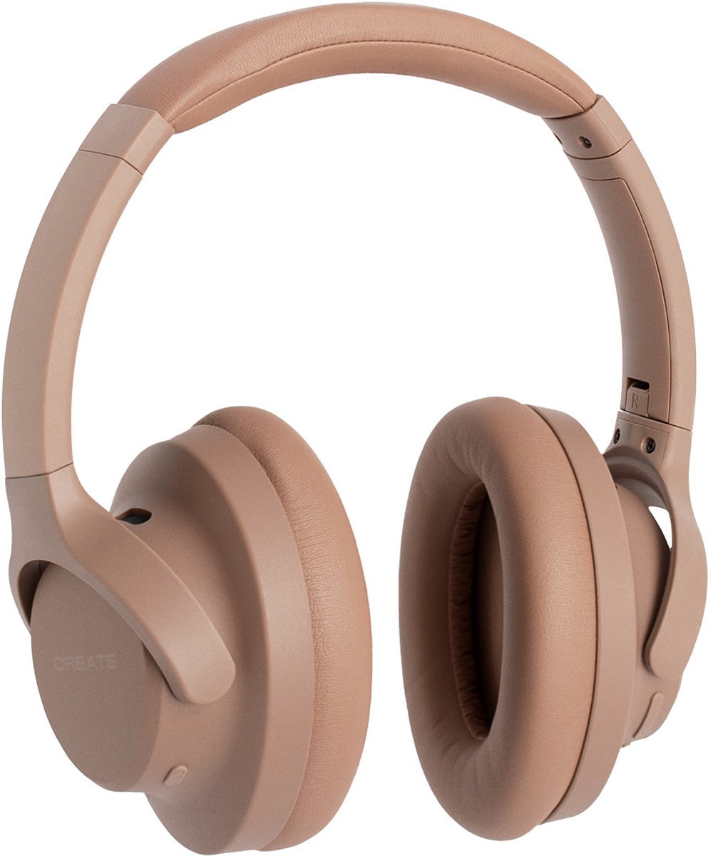 Create - Draadloze over-ear koptelefoon - Mokka
