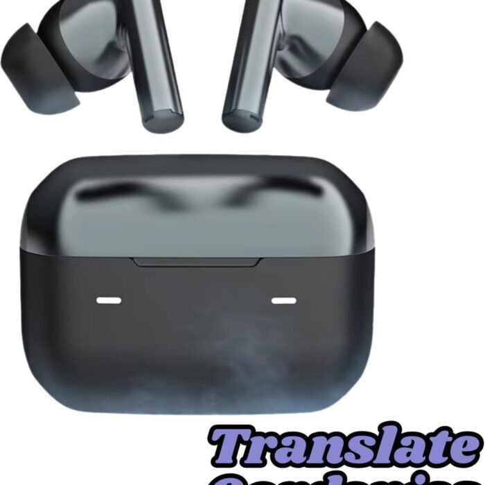 Pretty Cool Tradings - Draadloze Vertaal Oordopjes - Zwart