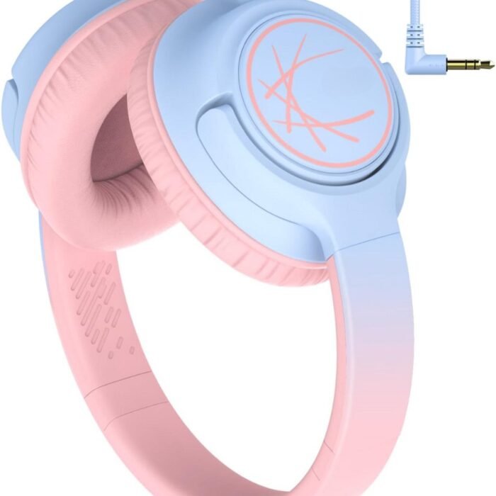 Vellaro - Kinderkoptelefoon - Blauw - Roze