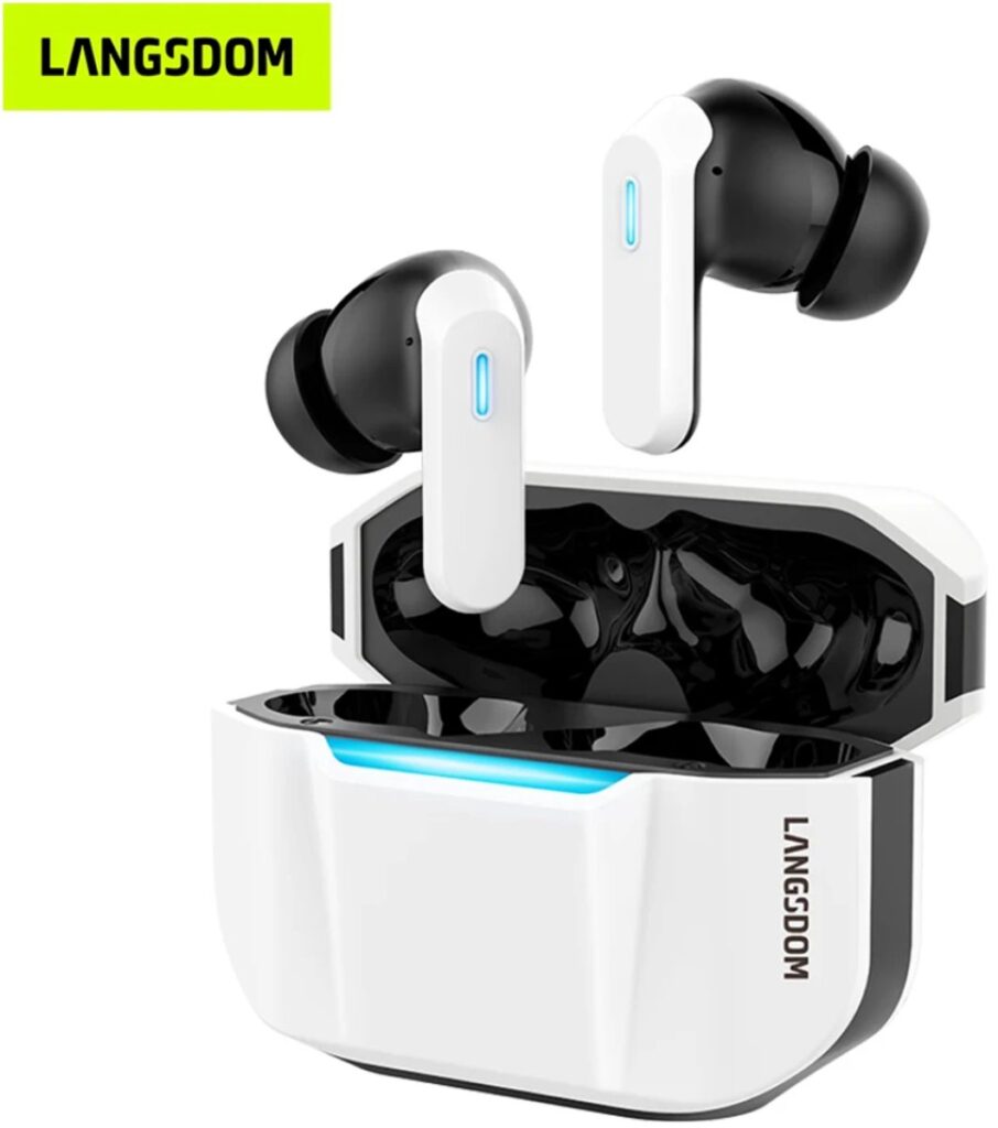 Langsdom - Dual-mic ANC Oordopjes - Wit