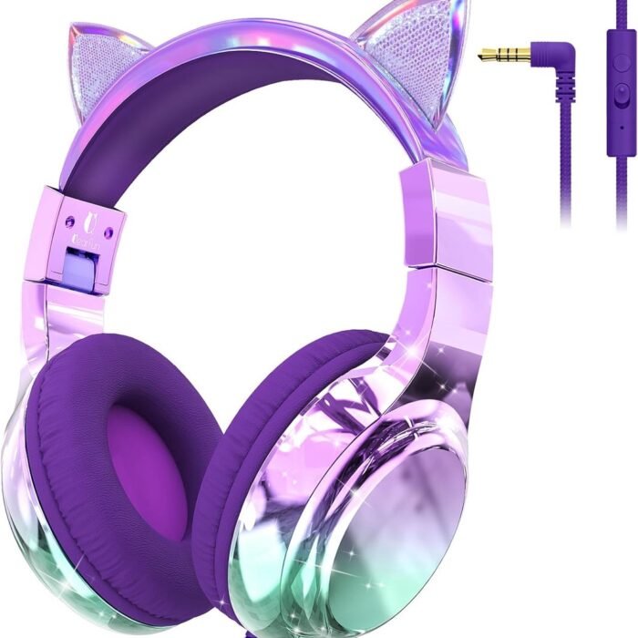 Merkloos - Koptelefoon Kinderen - Paars