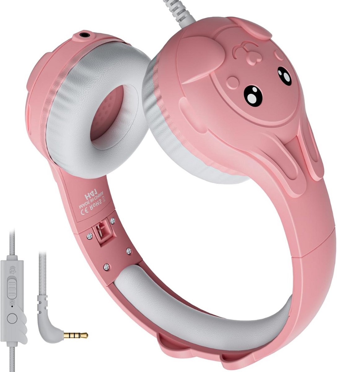 Vellaro - Bedrade Kinderkoptelefoon - Roze