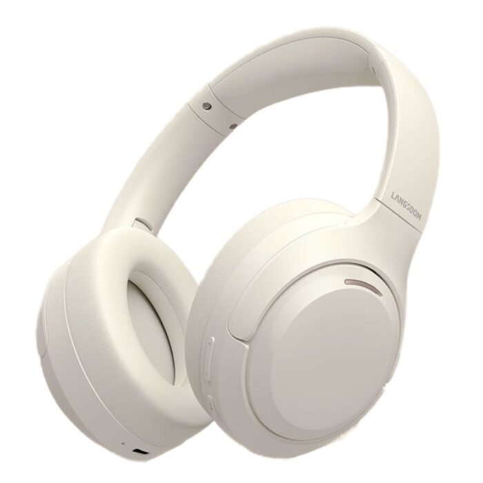 Langsdom - Draadloze Bluetooth Koptelefoon - Beige