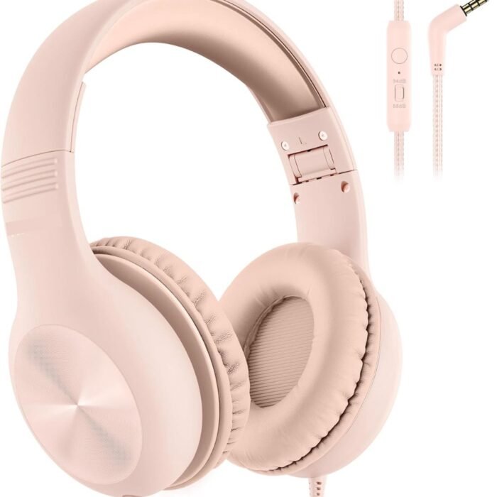 Merkloos - Koptelefoon Kinderen - Zandroze