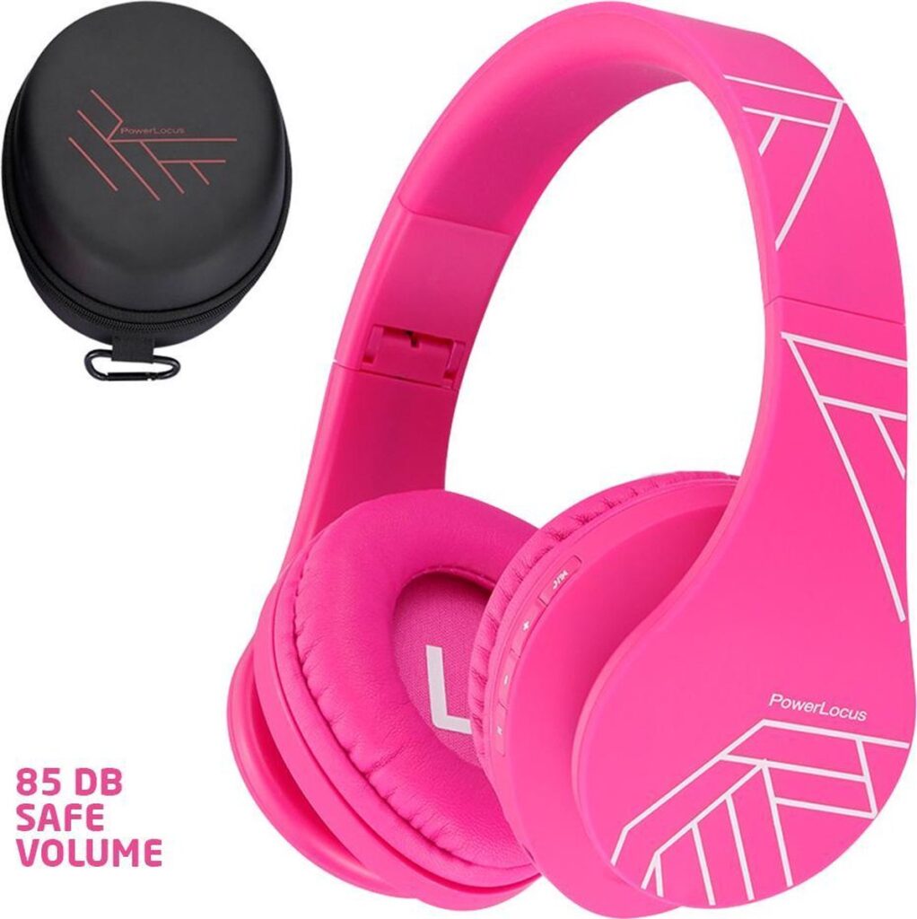 PowerLocus - P2 Draadloze Koptelefoon - Roze