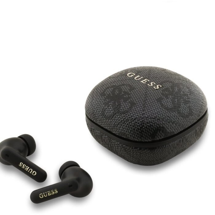 GUESS - 4G Script Logo ENC TWS Oordopjes - Zwart