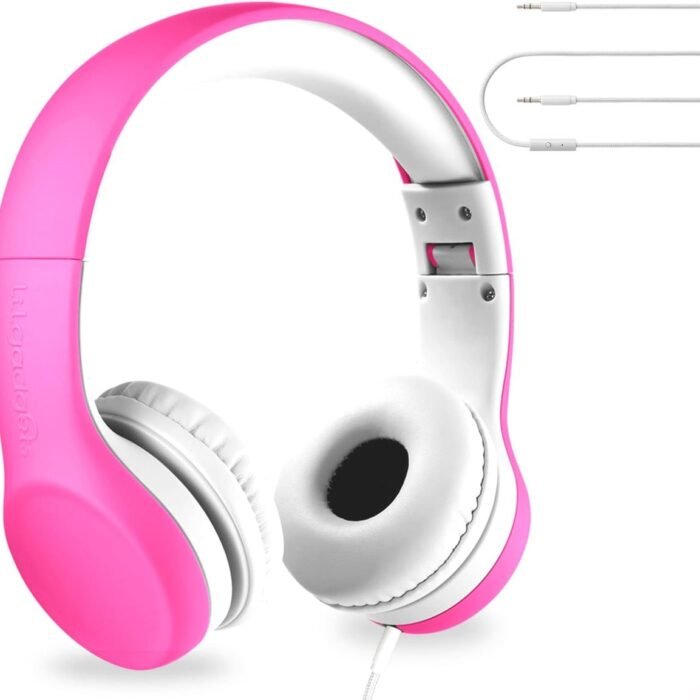 Solacis - Koptelefoon kinderen met draad - Roze