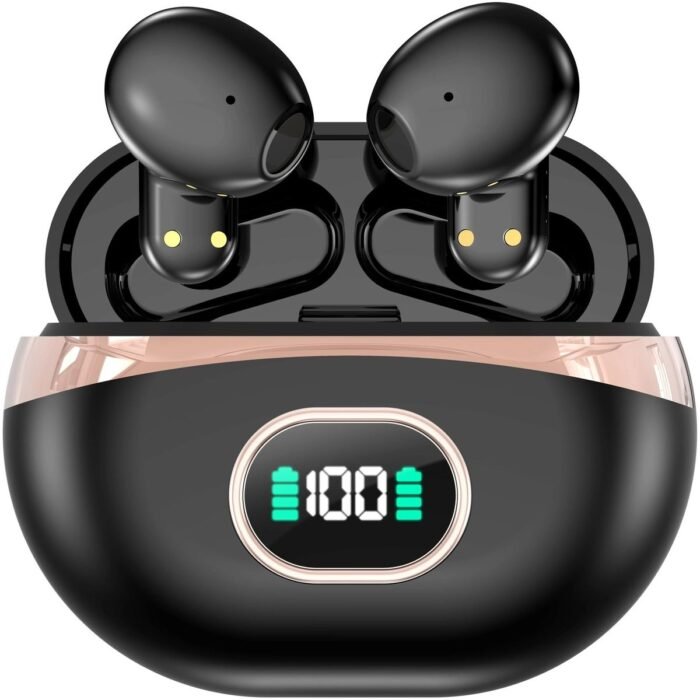 TWS - Draadloze Oordopjes - Black & Royal Gold