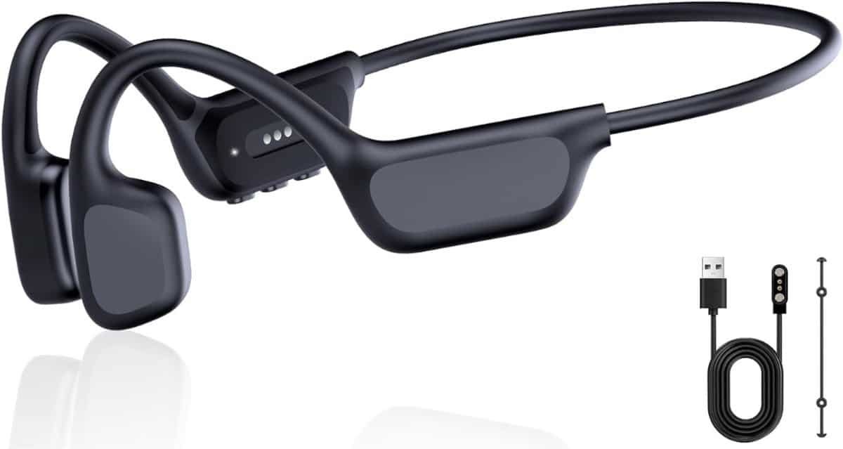 White-Label® - Bone Conduction Headphone - Zwart