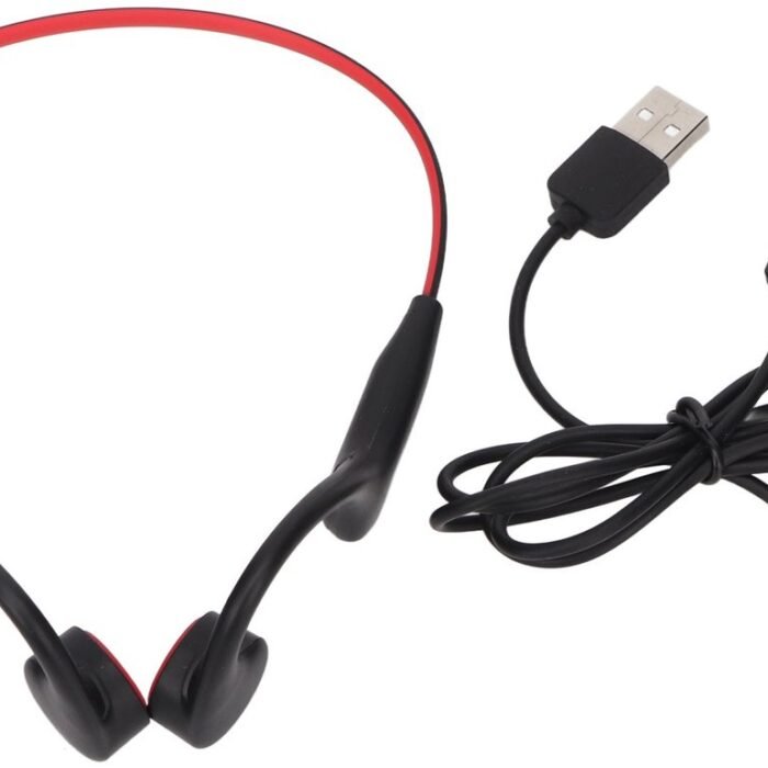 JeiibrZui - Bone Conduction Bluetooth-Oortelefoon - Zwart