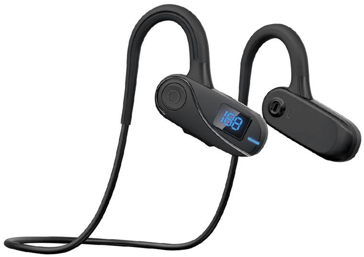 Merkloos - Bone Conduction Headphone - Zwart