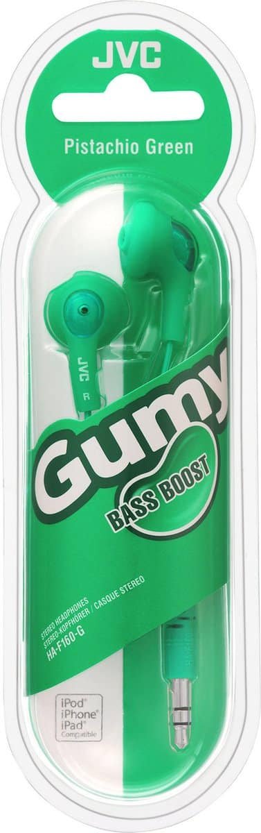 JVC - Gumy Koptelefoon - Groen