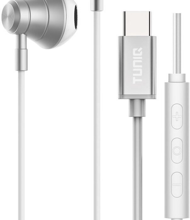 TUNIQ - Oortjes Type C - Zilver