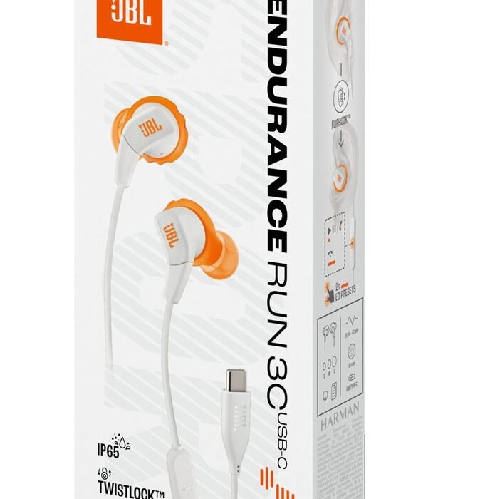 JBL - Endurance Run 3 - USB-C In-Ear - Wit