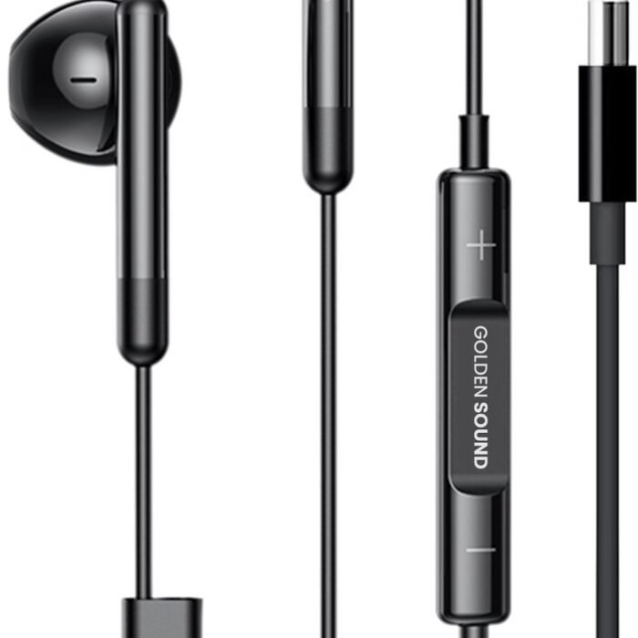 Golden Sound - Bedrade Oordopjes - Zwart