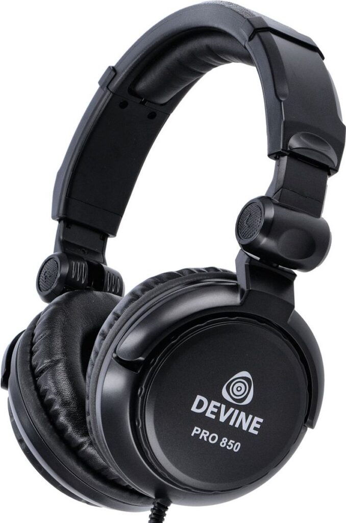 Devine - PRO 850 DJ-hoofdtelefoon - Zwart