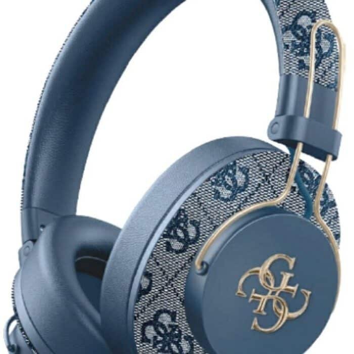 GUESS - Bluetooth ENC Metal 4G Hoofdtelefoon - Blauw