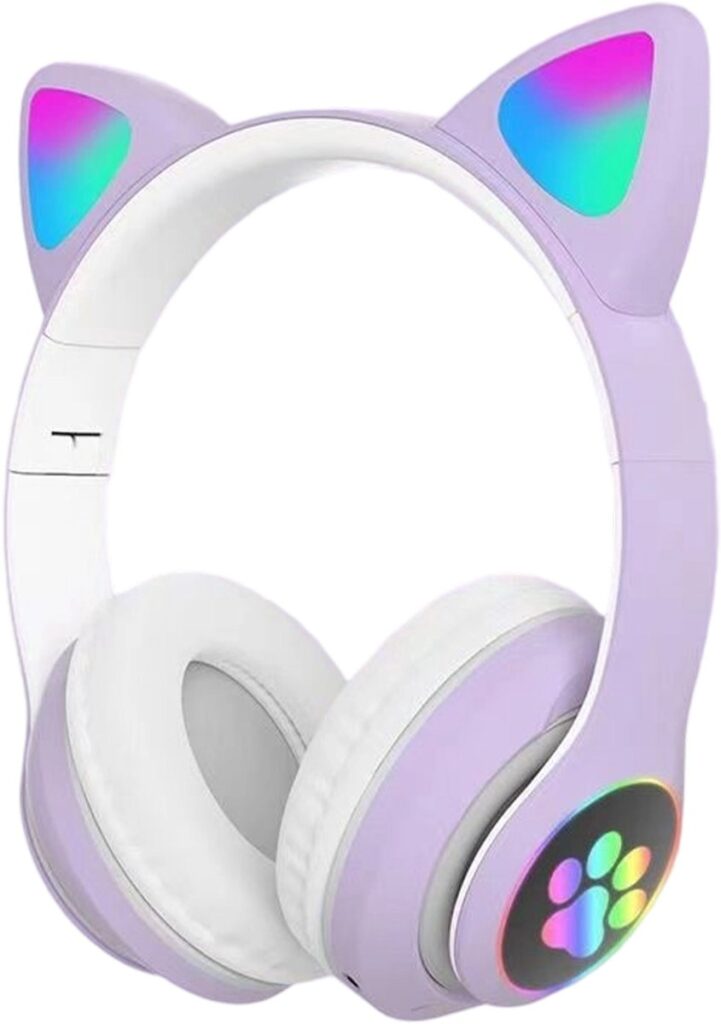 longziming - Cat Headphones - Lichtpaars