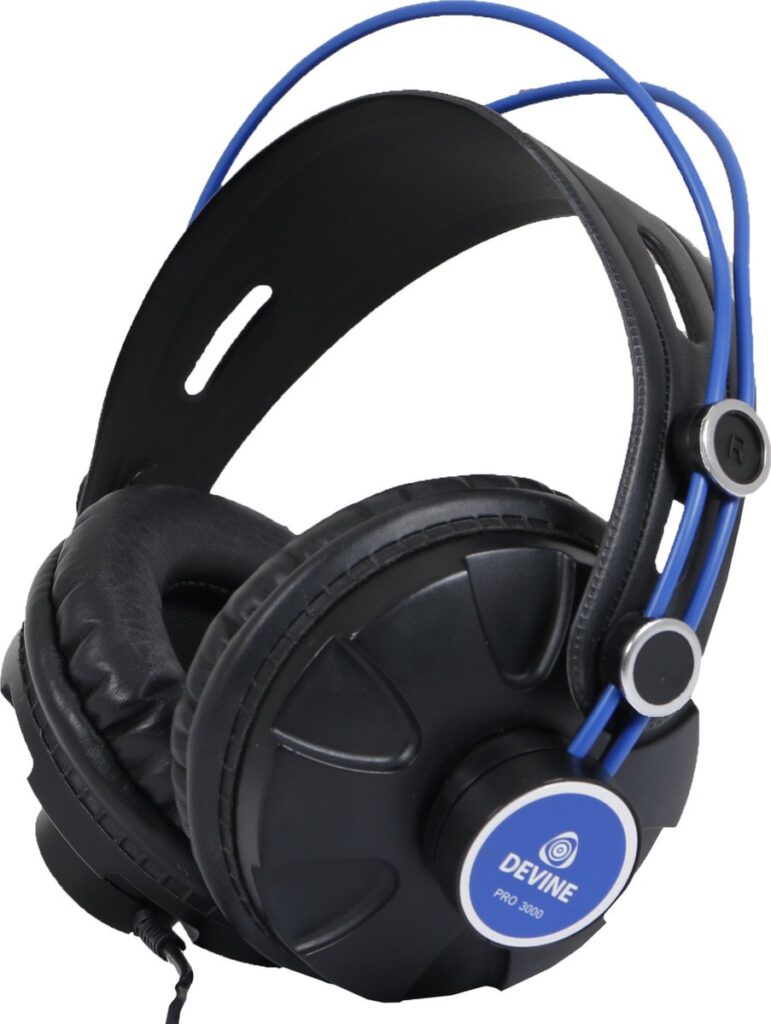 Devine - PRO 3000 Studio hoofdtelefoon - Zwart