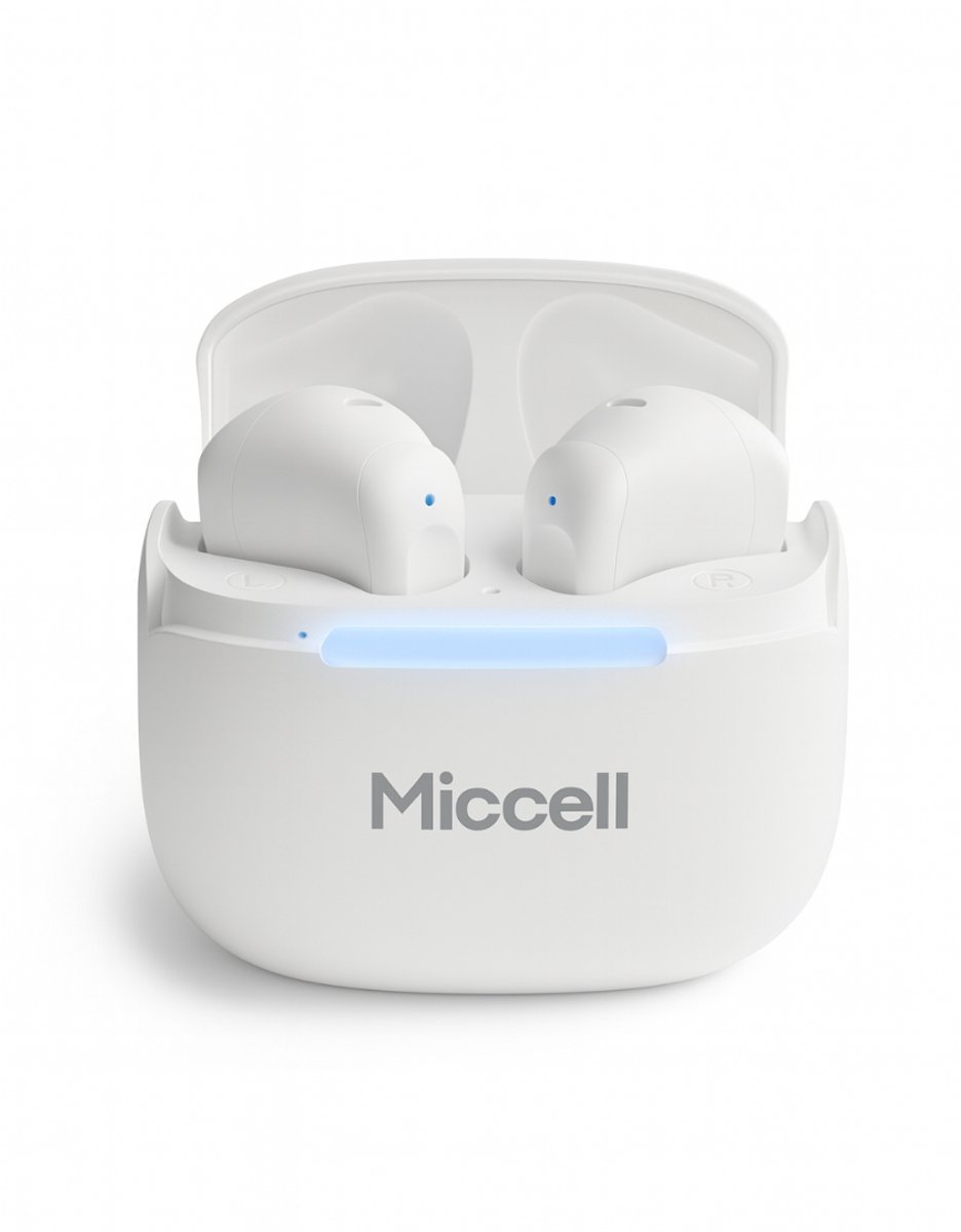 Miccell - True Wireless Sport Earbuds - Wit