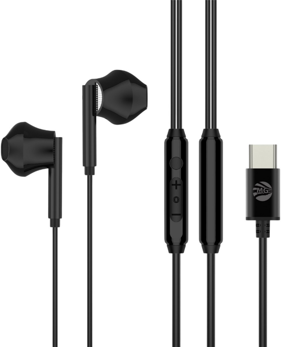 MG Telecom - DS1450 Stereo Earphones - Zwart