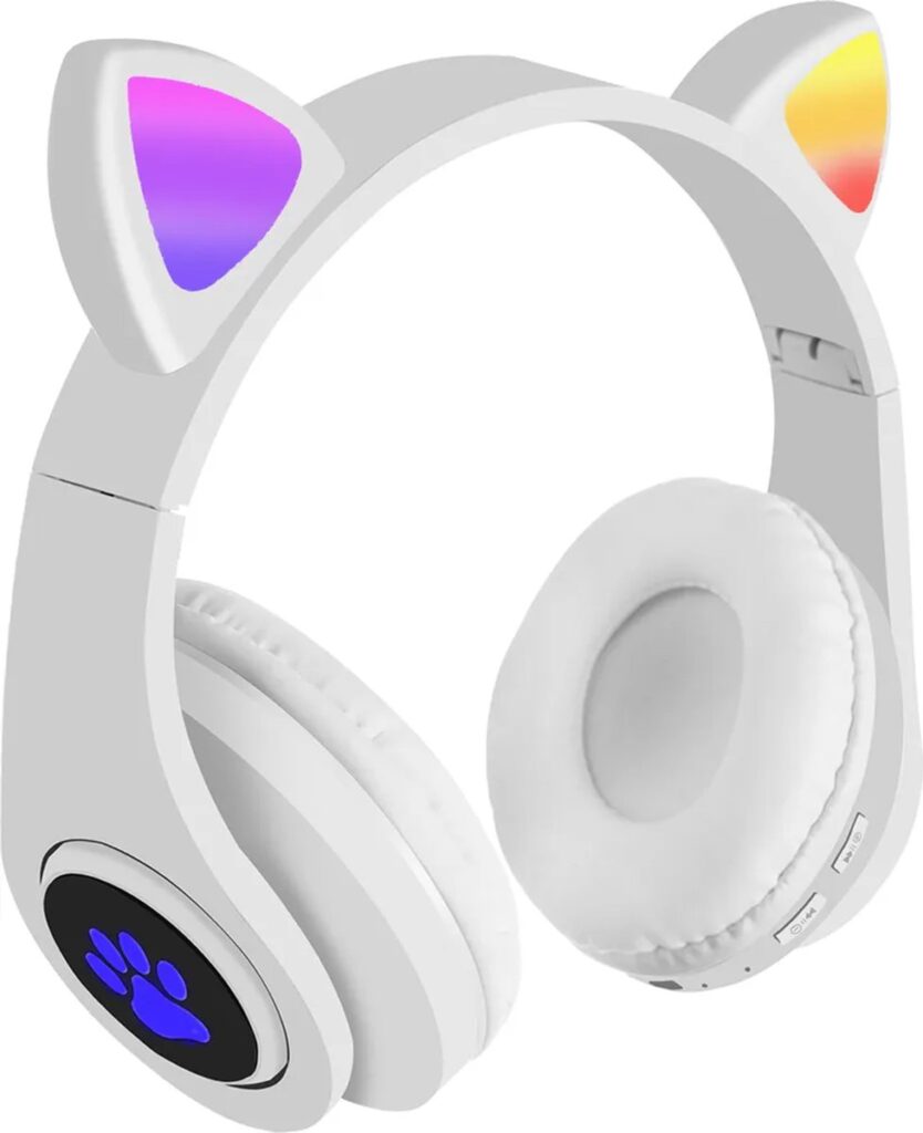 Merkloos - Draadloze Bluetooth-hoofdtelefoon - Wit