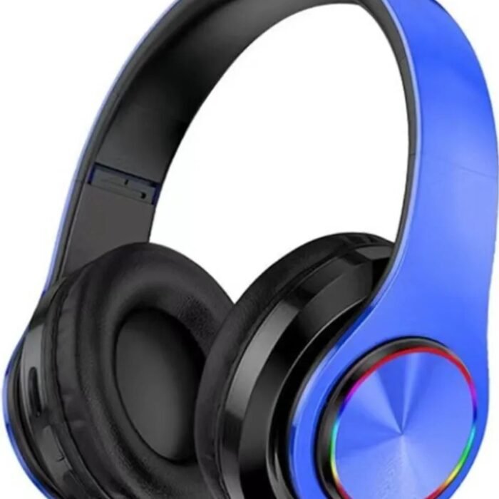 Merkloos - Bluetooth Over-Ear Hoofdtelefoon - Blauwachtig Zwart