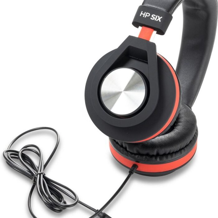 Gewa - HP Six hoofdtelefoon - Zwart/rood