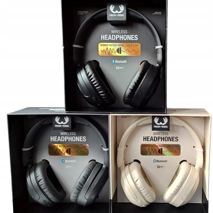 Fresh ’n Rebel - Draadloze ANC Koptelefoon - Zwart