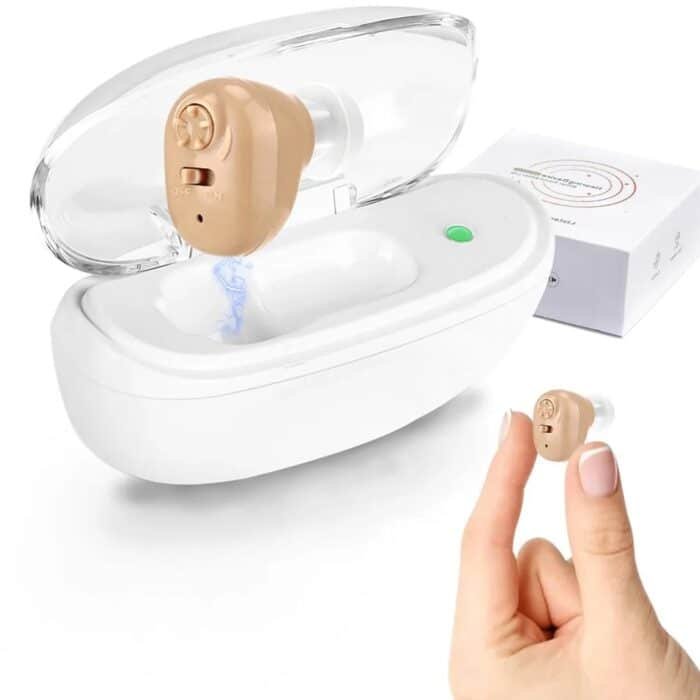 Merkloos - Oplaadbaar Hoortoestel - Beige