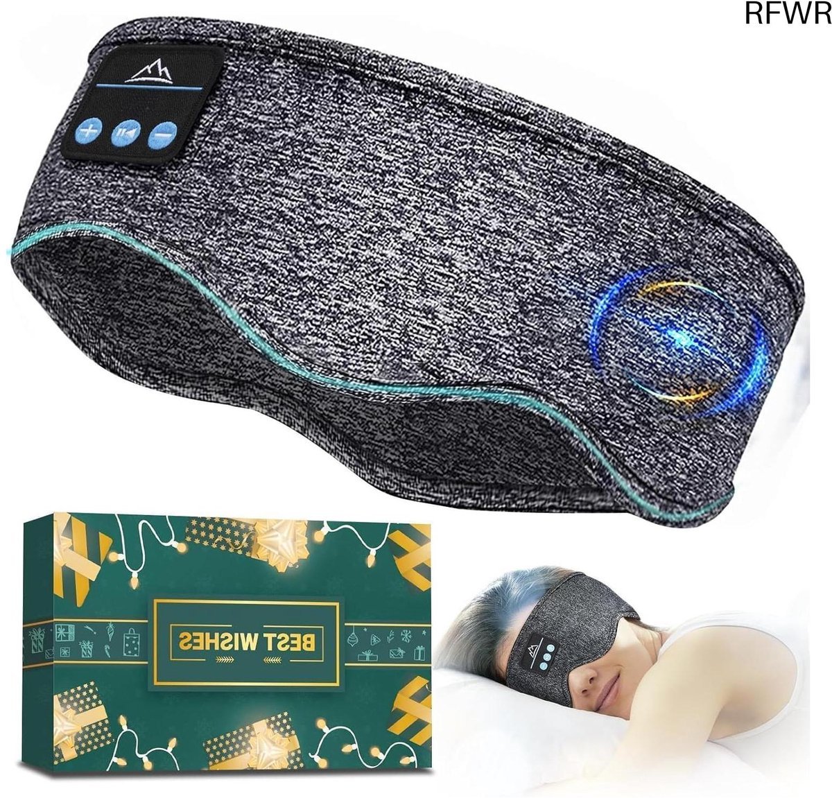 RFWR - Comfortabele Slaaphoofdtelefoon - Grijs