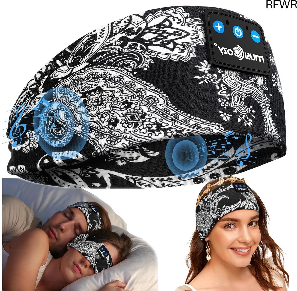 RFWR - Draadloze slaaphoofdtelefoon - Zwart