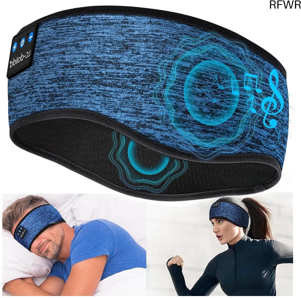 RFWR - Draadloze Slaaphoofdtelefoon - Zwart