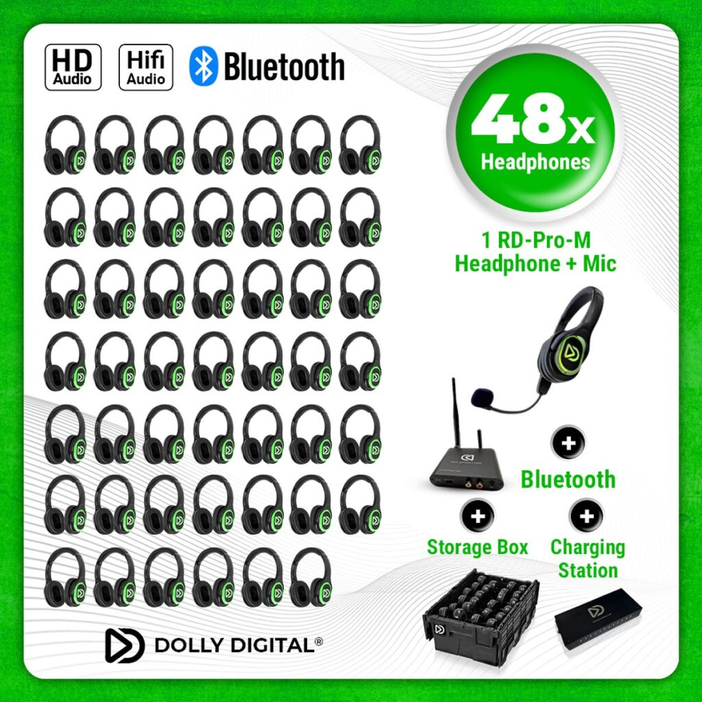 Dolly Digital - RD-Pro 48 Koptelefoons - Zwart